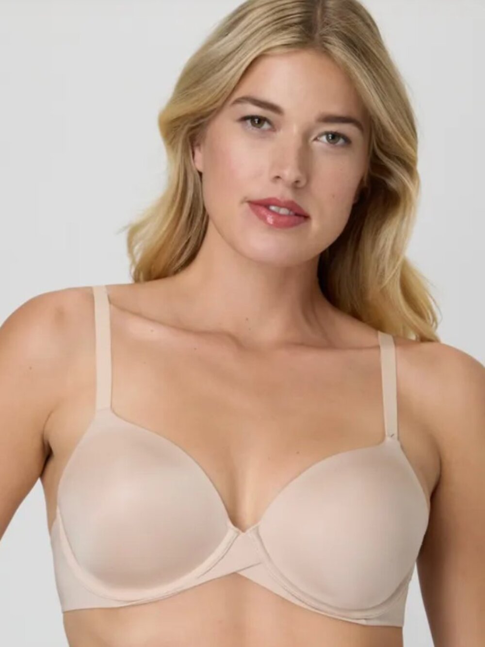 NWT Maidenform DM7543 One-Fab-Fit Everyday Demi Underwire Bra Nude/Beige 36A